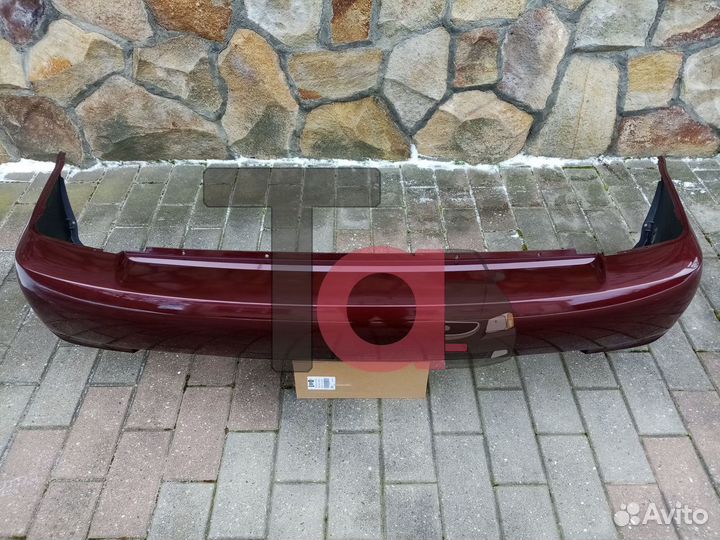 Задний бампер Акцент Тагаз темная вишня (R03)