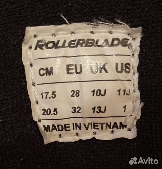 Ролики rollerblade детские