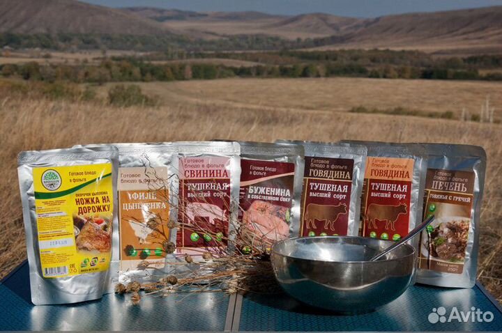 Тушенка и готовые блюда Кронидов и бнп, натурально