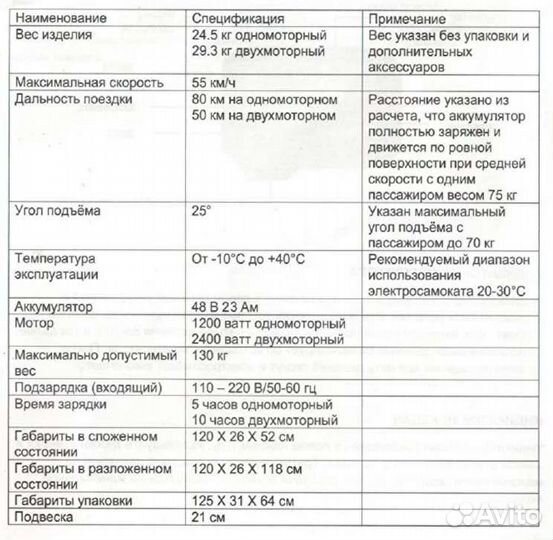 Аккумулятор Kugoo G Booster 48v/23Ah