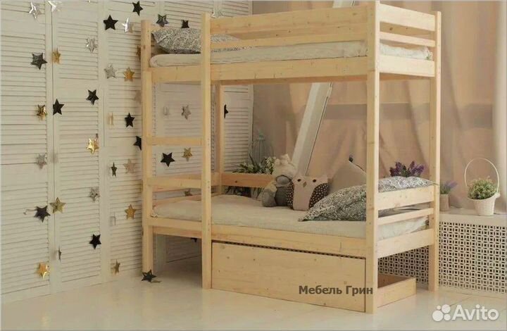 Двухъярусные кровати для хостела, для гостиниц