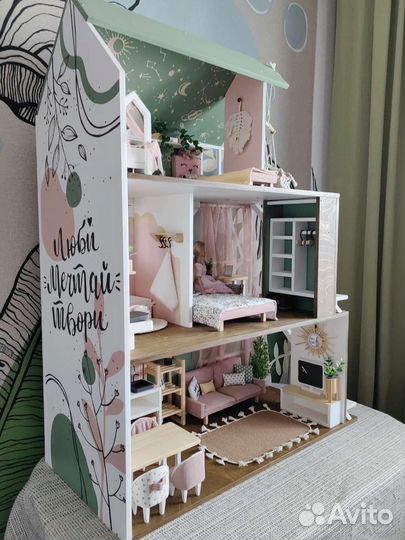 Домик кукольный для барби