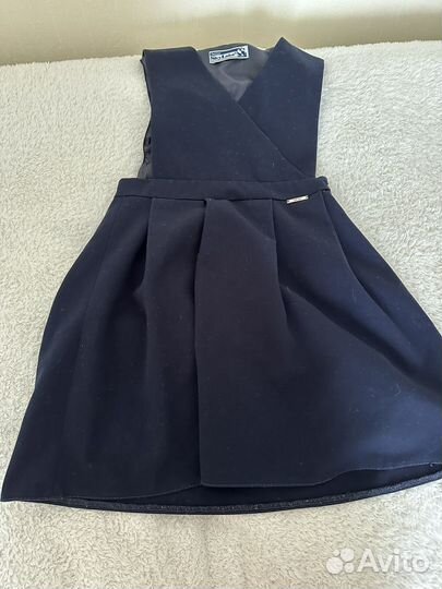 Сарафан (школьный sky lake 134 синий)