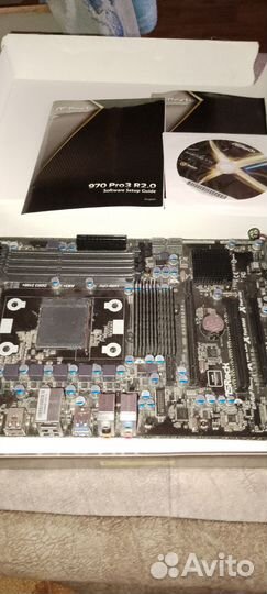 Материнская плата с процессором