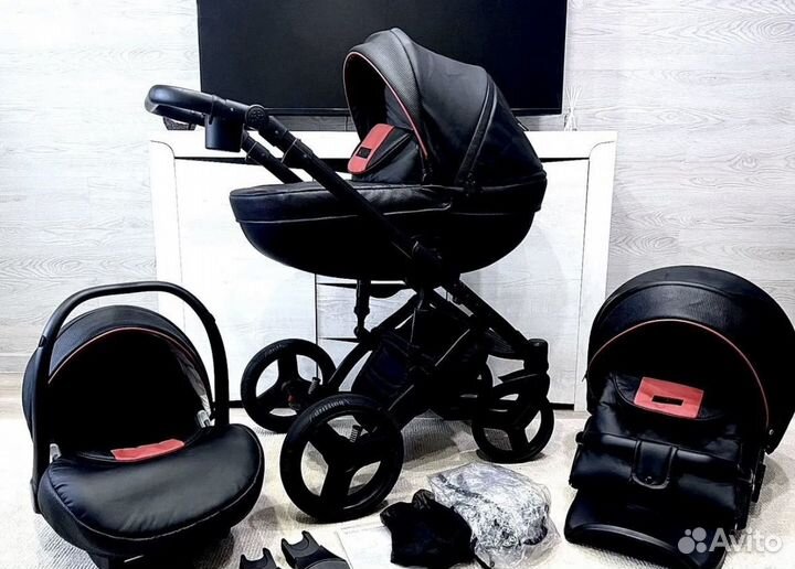 Коляска 3/1 Verdi Mirage Black