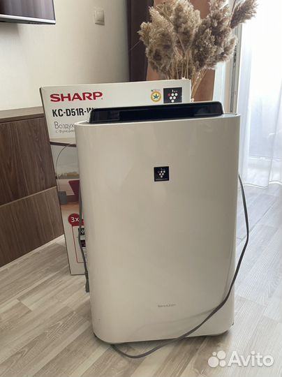 Очиститель воздуха Sharp KC-D51RW, белый