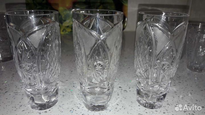 Бокалы, стопки хрусталь СССР