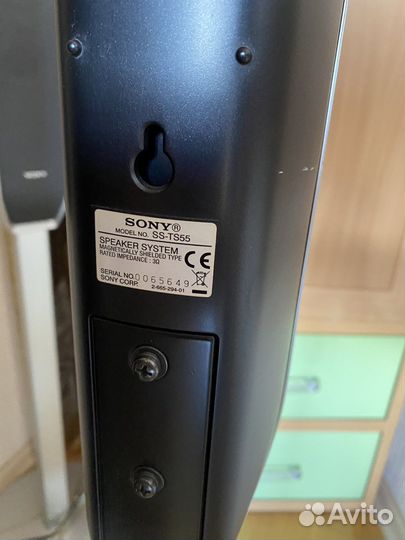 DVD плеер и акустическая система sony