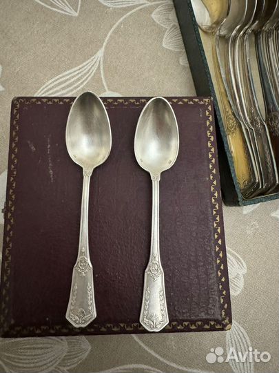 Набор столовых приборов мельхиор