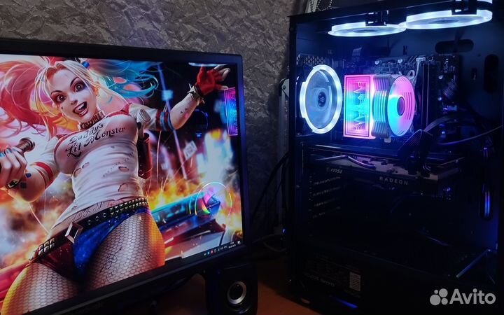 Игровой пк i5-11400f с монитором