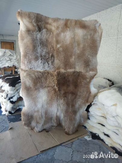 Одеяло- ковер из натуральных овечьих шкур