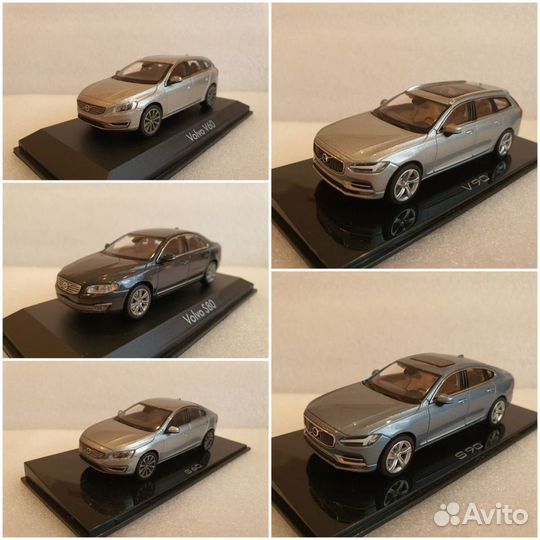 Качественные модели авто Volvo Saab 1:43 от