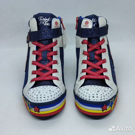 Светящиеся кеды 33,34 Skechers новые оригинал