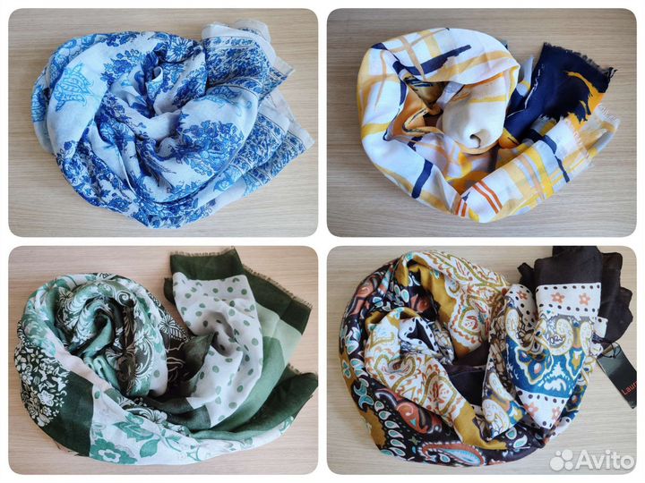 Шарф палантин женский 180х80 см