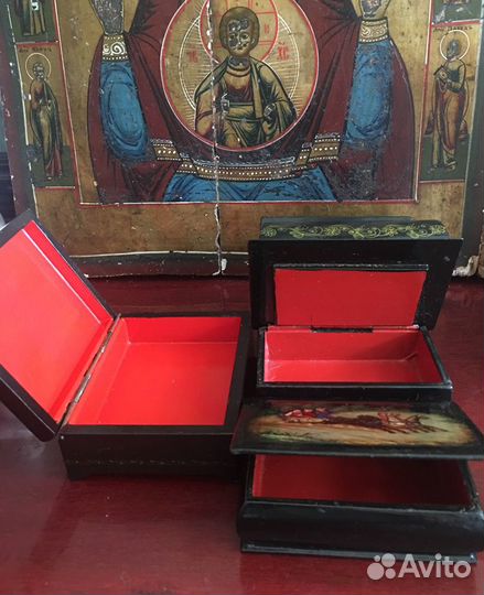 Шкатулки Федоскино, Палех