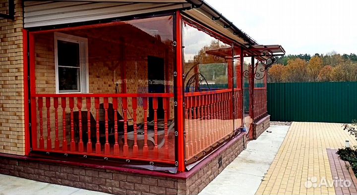 Мягкие окна для террас