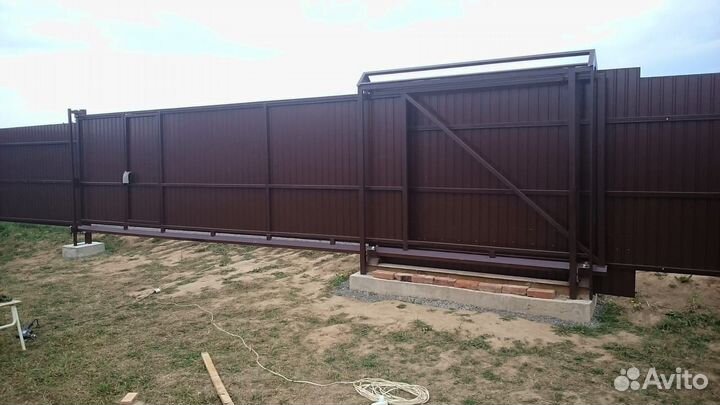 Забор из профнастила