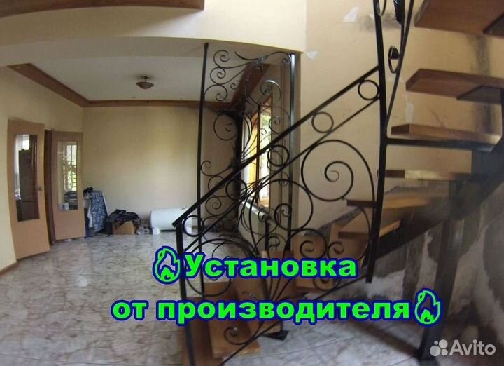 Лестница на металлокаркасе Опытные мастера