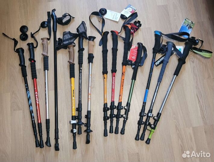Трекинговые палки разные