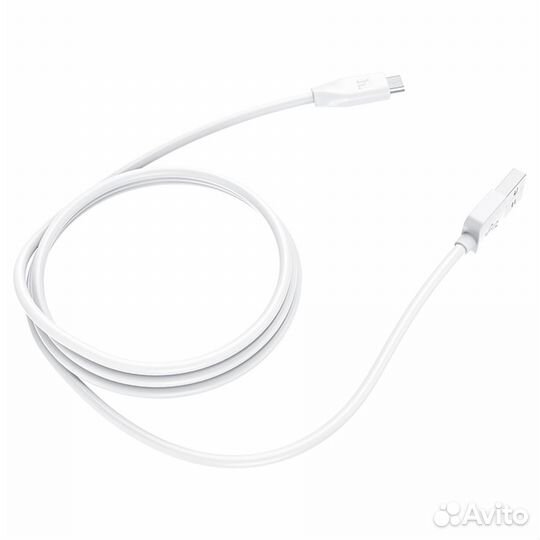 Кабель USB - microusb 1м hoco X1 Rapid 2.1А, белый