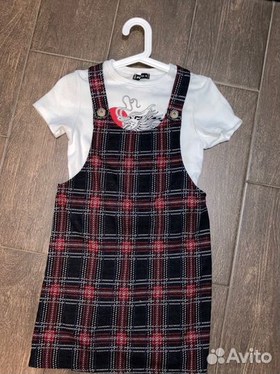 Топик с драконом в японском стиле, сарафан