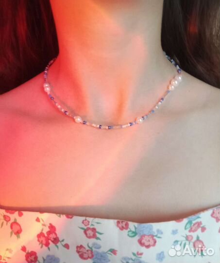Чокер из бисера