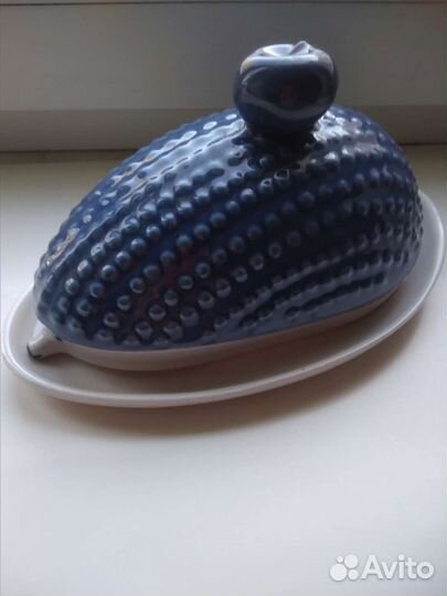 Масленка гжель керамика