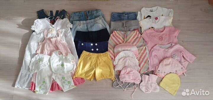 Детские вещи для девочки пакетом