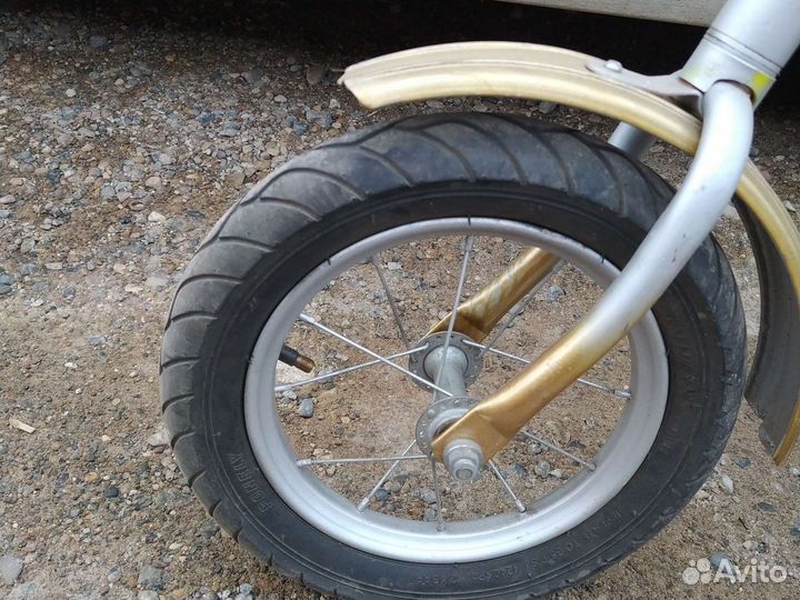 Детский велосипед мишка