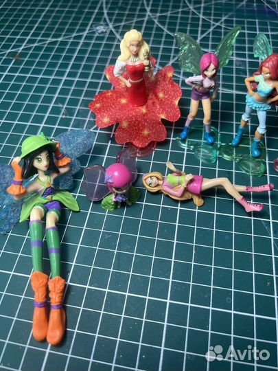 Фигурки winx винкс и barbie барби из киндера