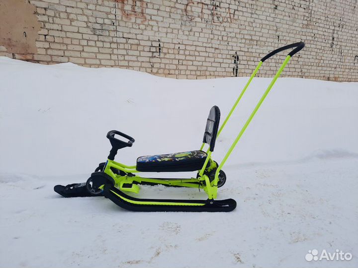 Снегокат с колесами