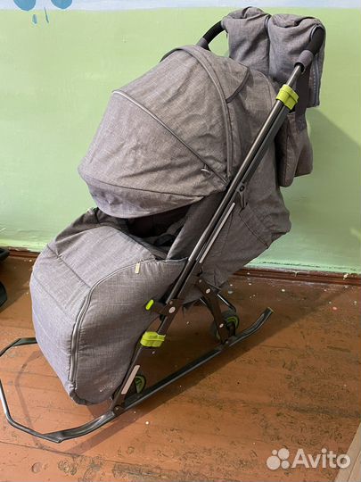 Детские санки коляска