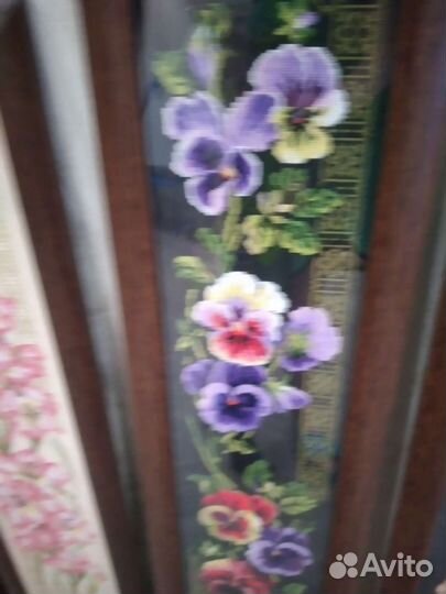 Картина вышитая крестиком ручная работа