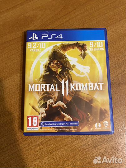 Диск с игрой mortal kombat 11