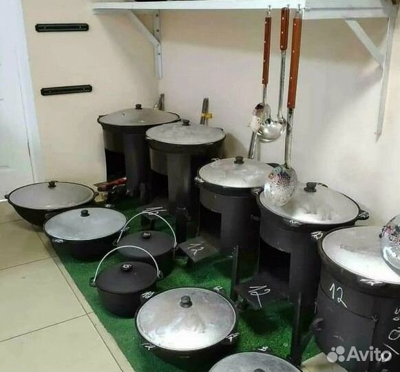 Печи для чугунных казанов