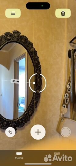 Зеркало овальное в раме СССР