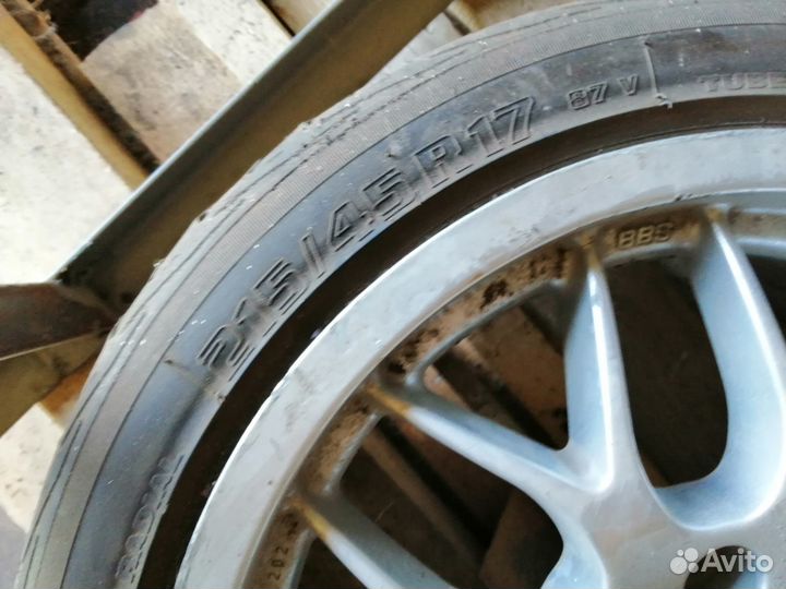 Диски литые BBS r 17 шины Technic Nova 215/45/R17