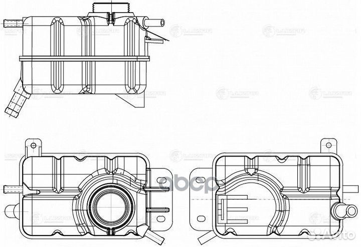 Бачок расширит. охл. жидкости для а/м Chevrolet