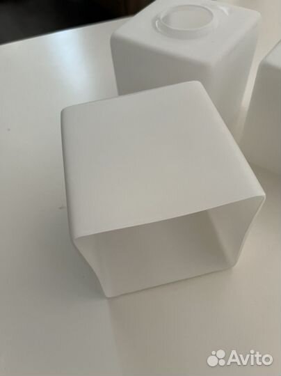 Плафон куб е27 стеклянный