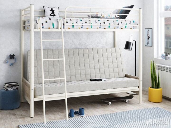 Двухъярусная кровать С диваном 