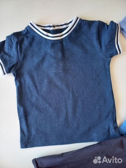 Летние вещи пакетом на мальчика 62 68