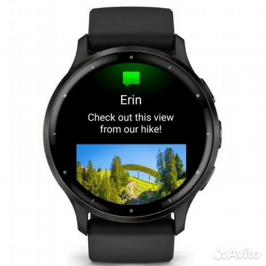 Умные часы Garmin venu 3, черные с серым безелем