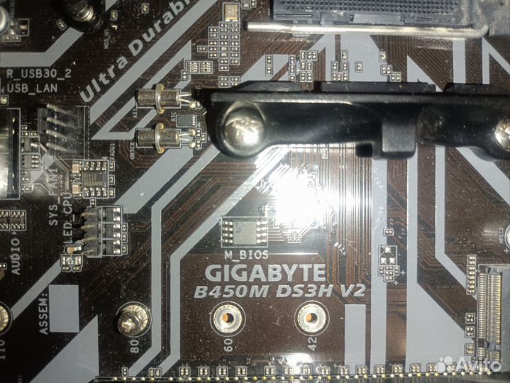 Gigabyte B450M DS3H v2 rev 1.0 + подарки