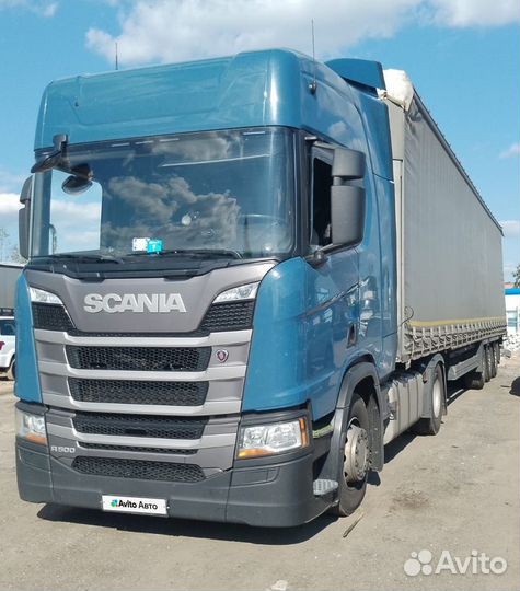 Scania R500 с полуприцепом, 2022