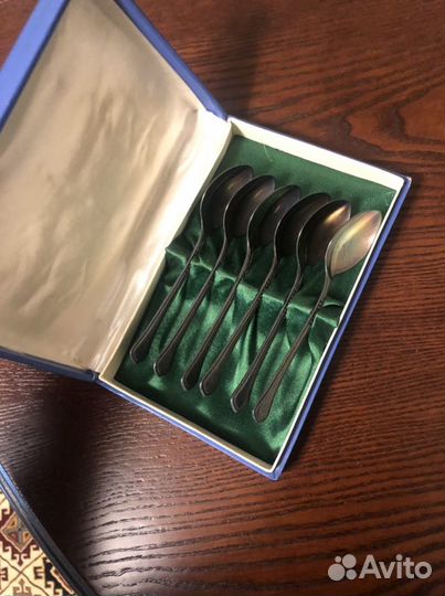 Ложки кофейные. Мельхиор. Таллин Элегант. Новые