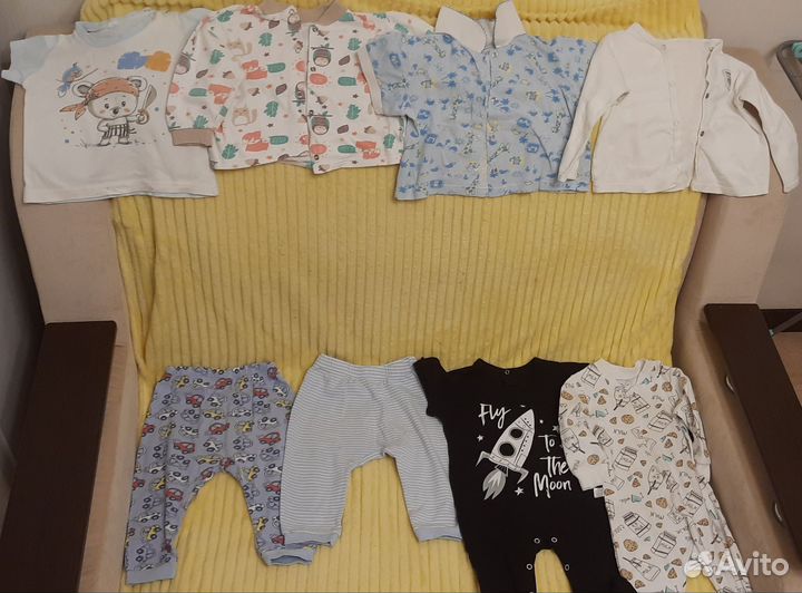 Детские вещи пакетом для мальчика 80