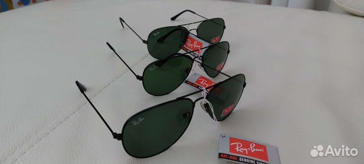 Солнцезащитные очки Ray-Ban aviator линзы стекло