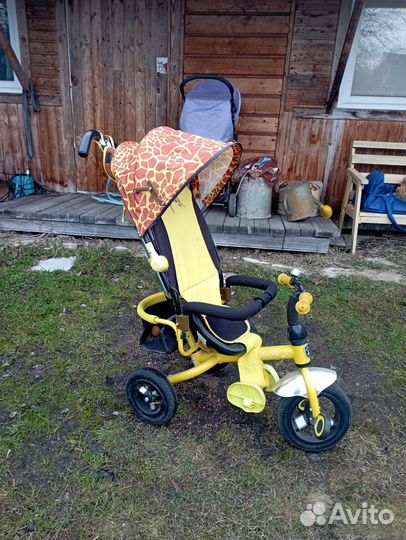 Детский велосипед с ручкой бу