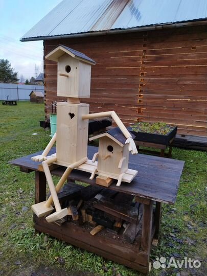 Скворечник деревянный