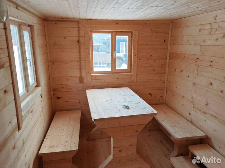 Мобильная баня из бруса